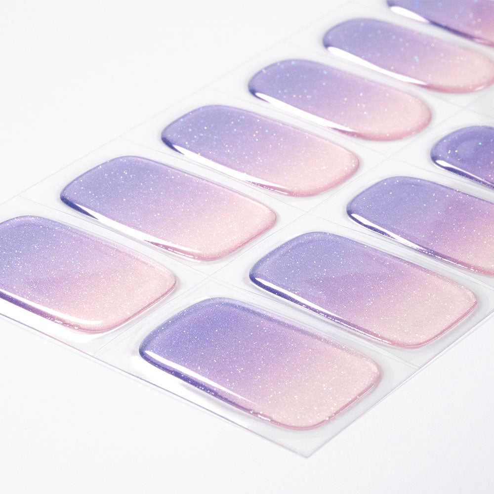 Kit Violet sparkle + mini lampe offerte